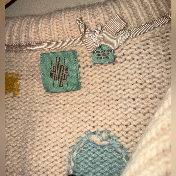 Anthropologie / Monogram HWR Chocolate Box Cardigan Sweater Wool Blend - Large - Picture 2 of 7